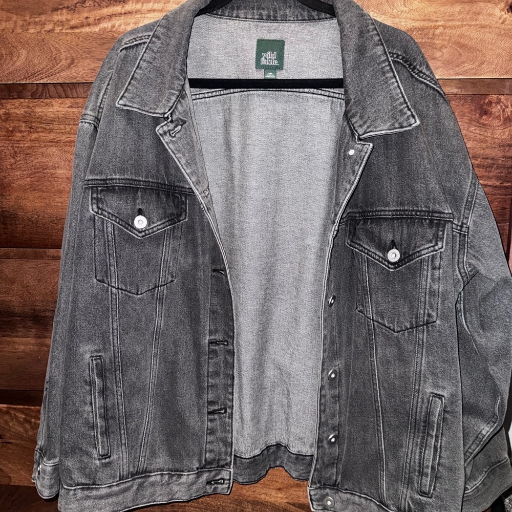 Wild Fable Charcoal Denim Jacket